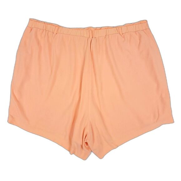 TORRID 4 Inch Pull On Stretch Challis Mid Rise Short Peach Boho Plus Size 3X - Picture 6 of 6